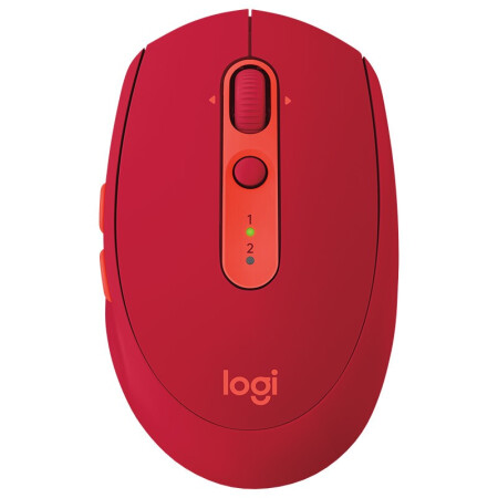 Logitech 罗技 M585 2.4G蓝牙 优联 双模无线鼠标 1000DPI 红宝石