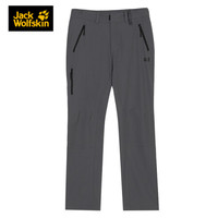 Jack Wolfskin/狼爪官方男裤秋冬款新品户外舒适耐磨运动软壳裤冲锋裤长裤5009651 5013521-6116/深灰色 54