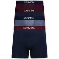 Levi's李维斯男士内裤4条装四角裤平角裤10587452 Navy M