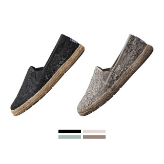 Skechers斯凯奇蕾丝花纹渔夫鞋单鞋女士豆豆鞋休闲乐福鞋66666184 39 薄荷色/MNT