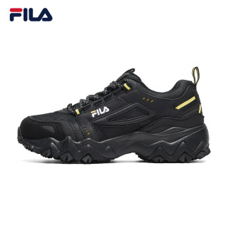 【蔡徐坤力荐】FILA 斐乐官方 征峰者 老爹鞋2020夏新款运动鞋女 35.5 公主白/泡沫白-SW