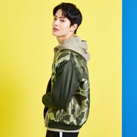[清仓]美特斯邦威棉服男春季新款潮流时尚休闲刺绣棒球外棉衣套 绿色组 175/96A