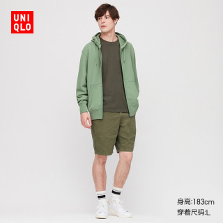 优衣库 男装 连帽拉链运动开衫(长袖)(卫衣) 419503 UNIQLO 160/76A/XS 69 藏青色