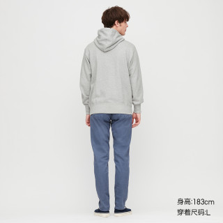 优衣库 男装 连帽拉链运动开衫(长袖)(卫衣) 419503 UNIQLO 185/128C/XXXXL 02 浅灰色