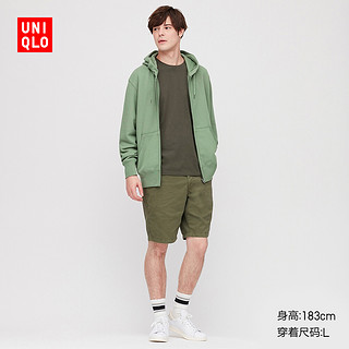 优衣库 男装 连帽拉链运动开衫(长袖)(卫衣) 419503 UNIQLO 185/112C/XXL 69 藏青色