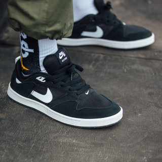Nike耐克官方NIKE SB ALLEYOOP男/女滑板鞋夏季小白鞋CJ0882 36.5 001黑/白色/黑