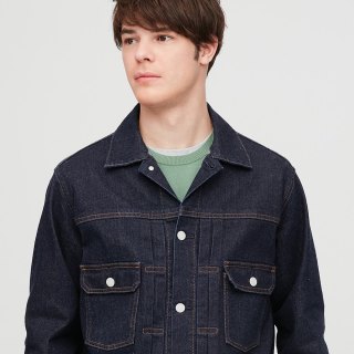 优衣库 男装/女装 牛仔茄克(水洗产品) 425030 UNIQLO 185/112C/XXL 63 天蓝色