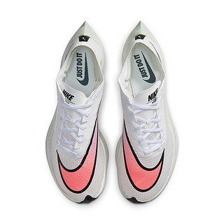 Nike 耐克官方NIKE ZOOMX VAPORFLY NEXT% 男/女跑步鞋 AO4568 36 300电子绿/黑/冰番石榴色