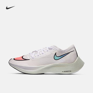 Nike 耐克官方NIKE ZOOMX VAPORFLY NEXT% 男/女跑步鞋 AO4568 36 300电子绿/黑/冰番石榴色