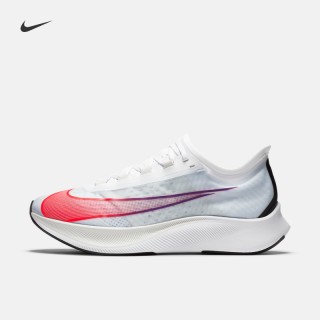 Nike耐克官方NIKE ZOOM FLY 3 男子跑步鞋马拉松缓震回弹 AT8240 39 301暗宝蓝/量子苔藓绿/黑/浅烟灰/峡谷紫