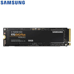 SAMSUNG 三星 970 EVO Plus 固态硬盘 500GB M.2接口(NVMe协议)	MZ-V7S500B