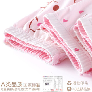 凯蒂猫 Hello Kitty儿童内裤纯棉宝宝小女孩少女童5条装三角平角四角底裤短裤头 KTN255 160/4XL(参考身高155-165cm)