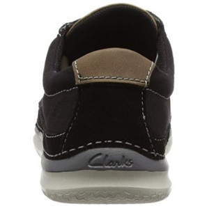 Clarks Ripton Plain 男士休闲鞋 Black Canvas UK7.5