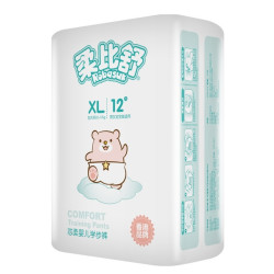 柔比舒 宝宝拉拉裤体验装 XL12片  