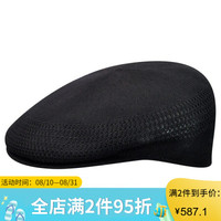 Kangol男帽女帽前进帽鸭舌帽纯色春夏0290BC-1 Black S