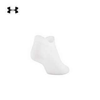 安德玛官方UA Essentials女子运动袜子—6双装Under Armour1332981 白色100 M
