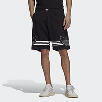 阿迪达斯官方 adidas 三叶草 OUTLINE SHORT 男子短裤DU8135 如图 XS