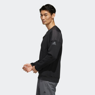 阿迪达斯官网 adidas CREW SWEAT 男装户外运动套衫EH3943 如图 L