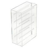 無印良品 MUJI 無印良品 亚克力项链/耳环架/展开式 约长17.5x宽8.8x高25cm