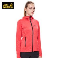 Jack Wolfskin/狼爪官方女士春季新品户外防风弹性开衫针织衫外套5718141 5718141-2058/牡丹红/欧码 XS 160/84A