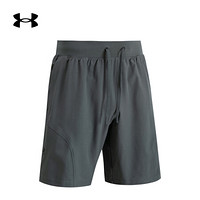 安德玛官方UA Project Rock强森男子运动短裤Under Armour1359119 灰色012 M