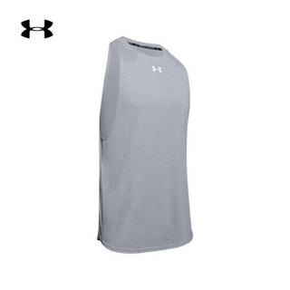 安德玛官方UA Baseline男子运动背心Under Armour1326706 灰色011 L