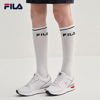 FILA 斐乐官方 女子增高鞋 2020秋季新款休闲运动鞋女鞋小白鞋 斐乐白-WT 36.5