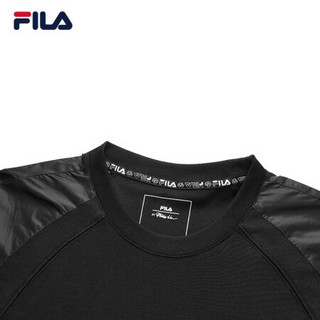 FILA x 3.1Phlilip Lim斐乐男子长袖T2020年夏秋新款纯棉透气休闲 正黑色-BK 190/108A/XXXL