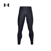 安德玛官方UA Project Rock强森男子运动紧身裤Under Armour1356563 黑色001 3XL