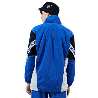 Kappa卡帕男款防风衣串标休闲外套连帽开衫梭织上衣 K0952FJ06D 蓝色-793 XL