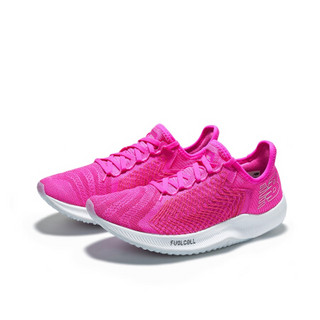 New Balance NB官方FUELCELL系列女鞋跑步鞋WFCXRW织物轻便回弹 玫红色 WFCXRW 37.5