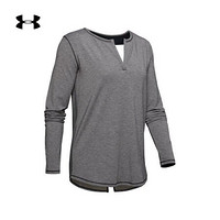 安德玛官方UA Recover女子运动长袖T恤Under Armour1328615 黑色002 S