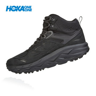 HOKA ONE ONE男挑战者中邦防水耐磨全地形越野跑步鞋Mid GORE-TEX 黑色 US 9/270mm