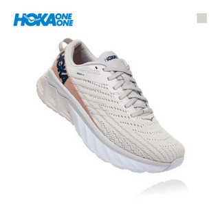 HOKA ONE ONE女阿瑞海4公路跑步鞋Arahi4减震稳定支撑轻便运动鞋 云雾灰 / 月岩灰 8/250mm