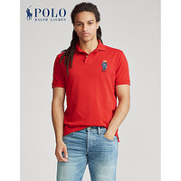 Ralph Lauren/拉夫劳伦男装 2020年春季定制修身版型小熊Polo衫12125 600-红色 XS