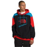 The North Face北面男款卫衣连帽宽松卫衣套衫NF0A4A9Y BLACK/RED/BLUE XS