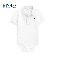 Ralph Lauren/拉夫劳伦男婴 2020年夏季网格网球连体衣33798 100-白色 9M