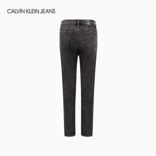 CK JEANS 2020秋冬新款 女装时尚高腰宽松版休闲牛仔裤 J215108 1BY-黑色 27