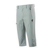 诺诗兰春夏户外男式弹力透气防泼水中裤 GQ085161 石青色 S