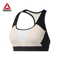 Reebok锐步HERO RACER女子健身训练BRA运动内衣FKT21 EC1128_白色/黑色 A/M