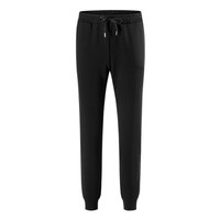 诺诗兰秋冬户外运动女士舒适保暖时尚百搭休闲卫裤长裤 GL082618 纯黑色 M