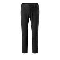 诺诗兰春夏户外运动女式舒适弹力九分裤 GL082608 纯黑色 S