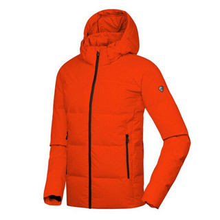 诺诗兰男士秋冬运动户外防风保暖对流无缝羽绒服 GD085509 赤橙色 XXL
