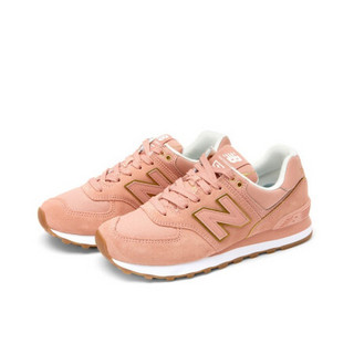 New Balance NB官方2020新款女款运动鞋WL574SOB清新休闲鞋 橡皮粉WL574SOB 40