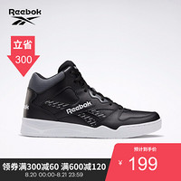 Reebok锐步男子复古高帮篮球鞋BB4500 HI2 休闲运动鞋 EF7820 EF7820_黑色/白色 47