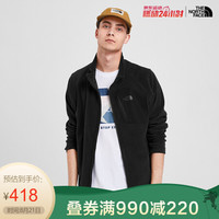 TheNorthFace北面2020春季舒适抓绒上衣男户外|4NGK JK3/黑色 XL