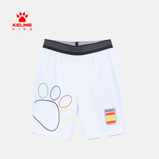 KELME（kids）男童针织五分裤20夏新款中大童五分裤儿童裤子休闲 红色 150cm