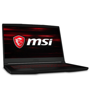 MSI 微星 侠客 GF63 15.6英寸 游戏本 黑色(酷睿i7-10750H、GTX 1650 Max-Q 4G、16GB、256GB SSD+1TB HDD、1080P、IPS、144Hz、10SCSR)