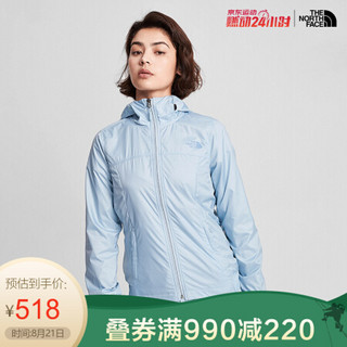 TheNorthFace北面皮肤衣女户外防风防泼水上新|4NCD HK3/淡蓝色 XL