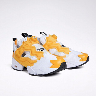 Reebok 锐步 Instapump Fury 中性休闲运动鞋 EH2799 黑白黄 38.5